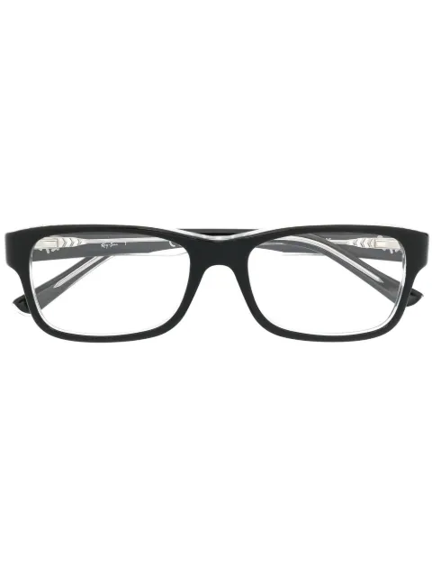 Ray-Ban logo-plaque square-frame glasses