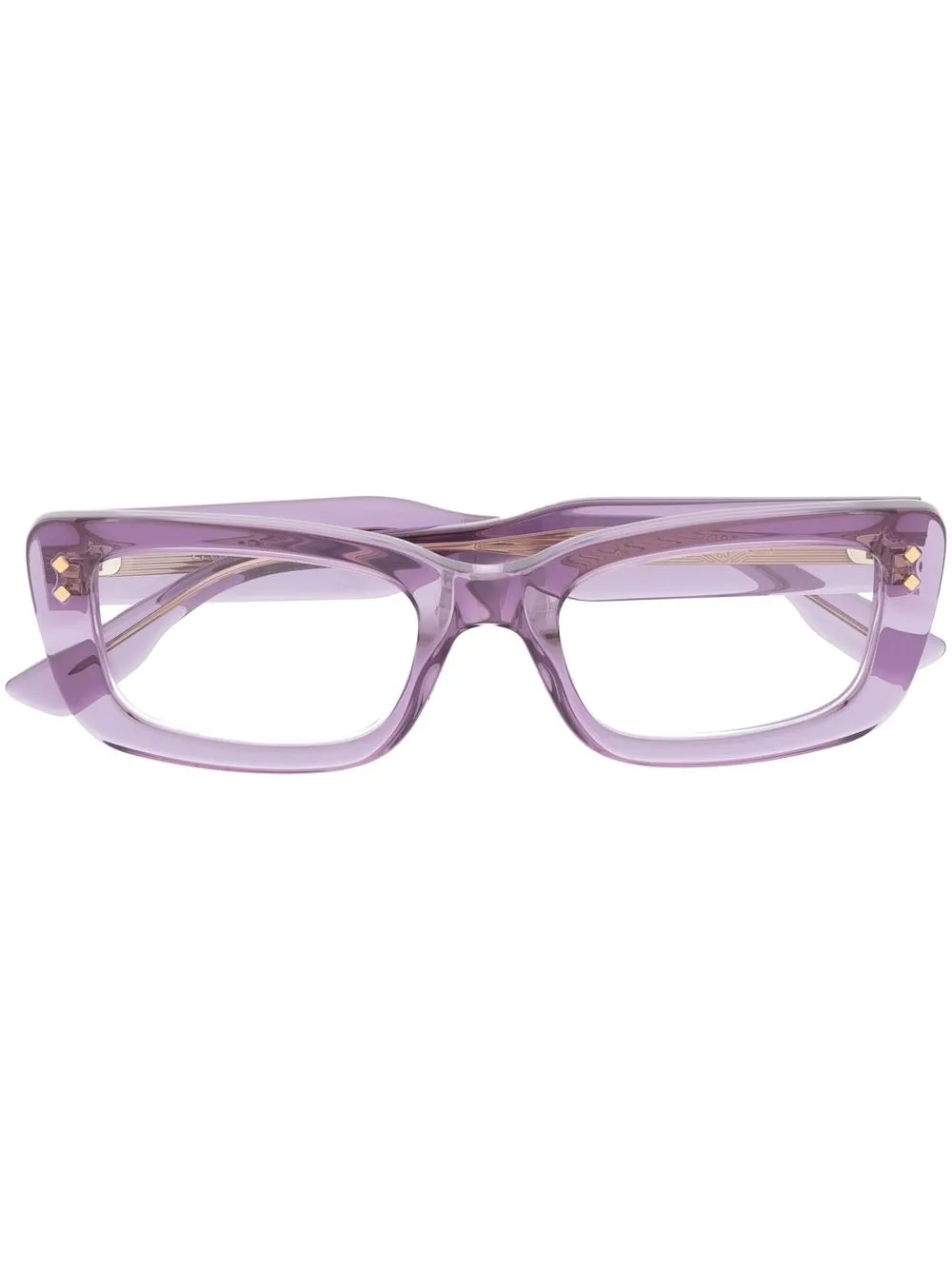 

Gucci Eyewear lentes con armazón rectangular - Morado