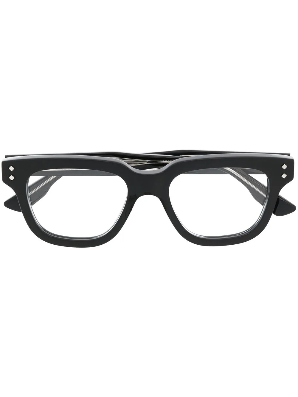 

Gucci Eyewear lentes con armazón cuadrada - Negro