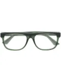 Gucci Eyewear square frame glasses - Green