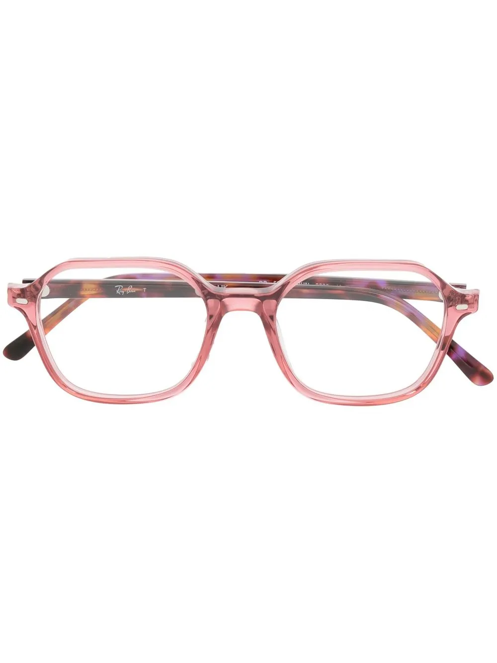 

Ray-Ban square-frame optical glasses - Pink