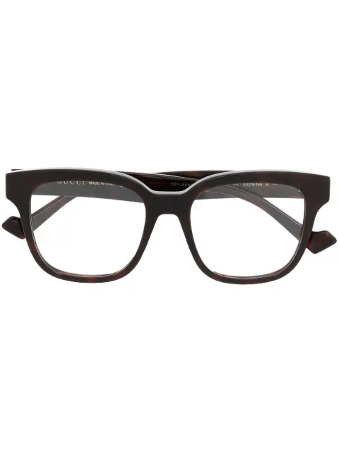 Gucci Eyewear lentes con armazón cuadrada