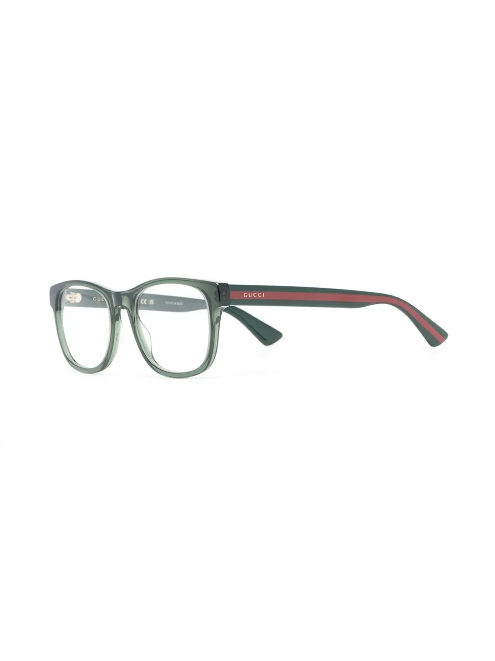 Gucci Eyewear Bril met rechthoekig montuur - Groen