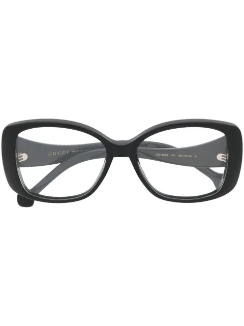 Gucci Eyewear Oversize square frame glasses