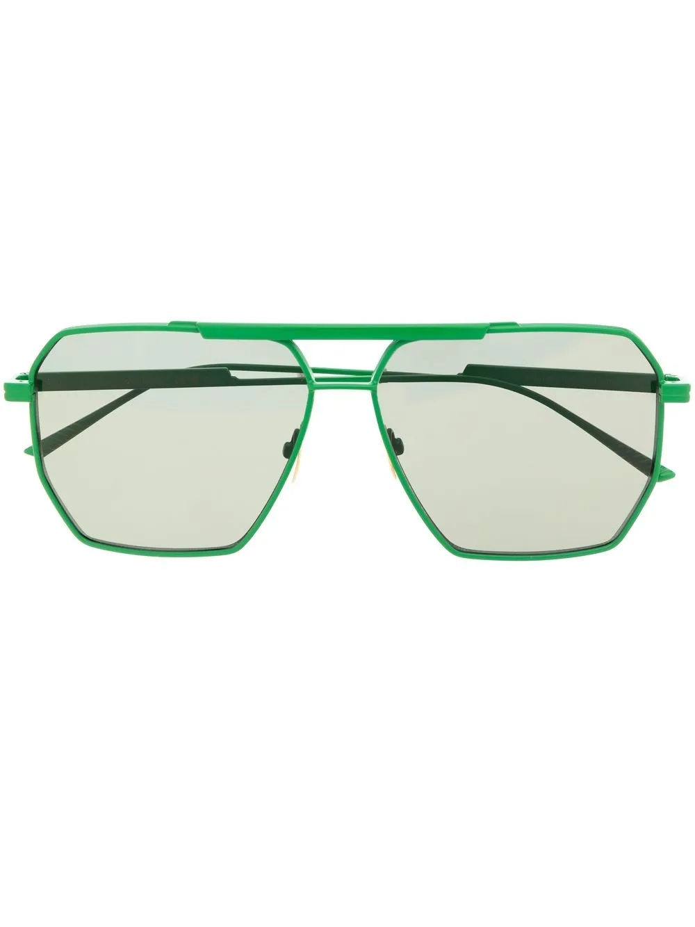 

Bottega Veneta Eyewear lentes de sol con armazón estilo piloto - Verde