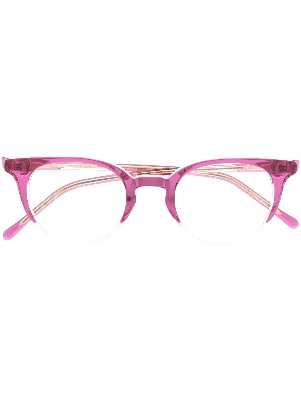 Gucci Eyewear キャットアイ眼鏡フレーム - ピンク Gucci Eyewear キャットアイ眼鏡フレーム - ピンク