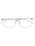 Gucci Eyewear rectangle-frame optical glasses - White