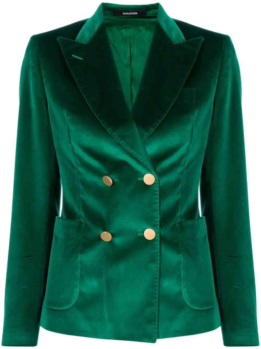 Tagliatore Velvet double-breasted Jacket - Farfetch