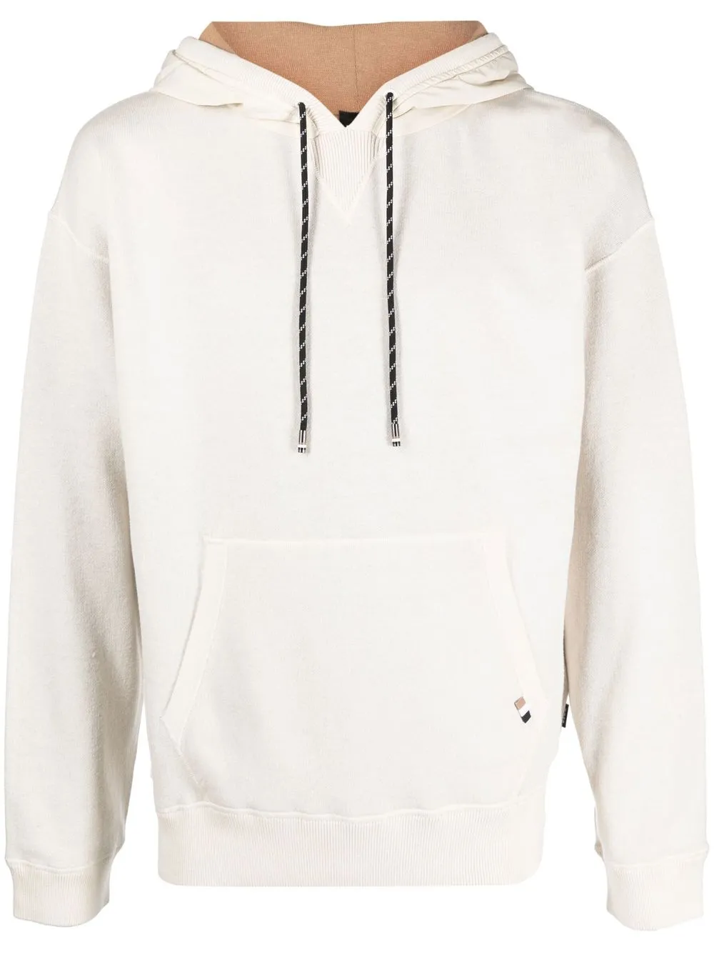 

BOSS hoodie con cordones - Neutro