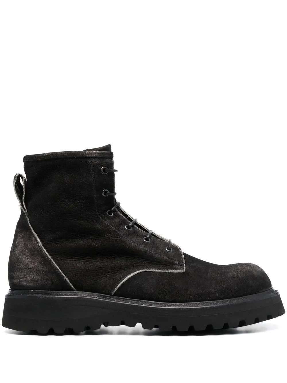 

Premiata contrasting-trim lace-up boots - Black