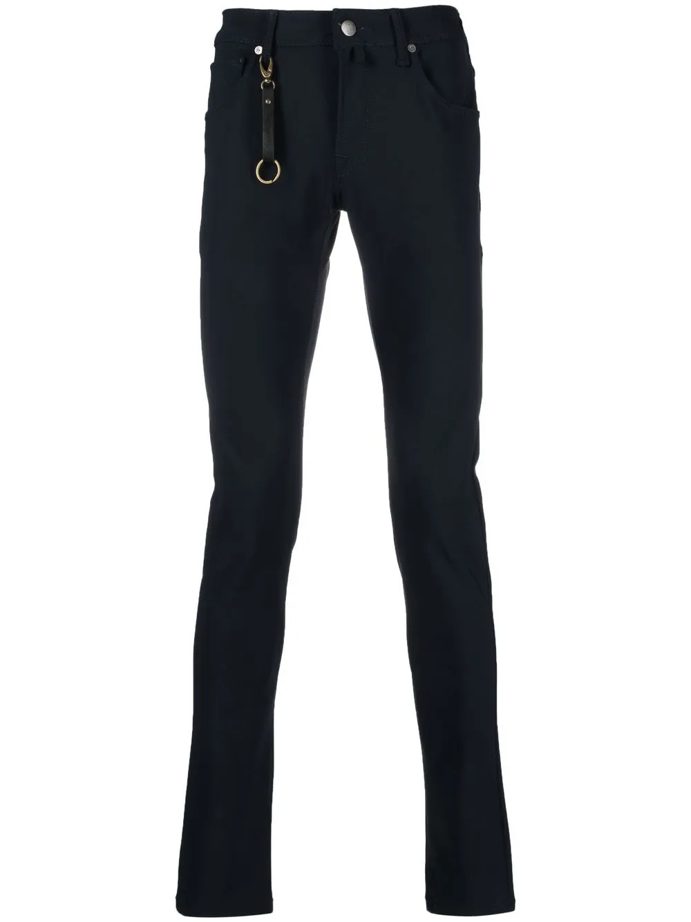 

Incotex mid-rise skinny-cut chinos - Blue