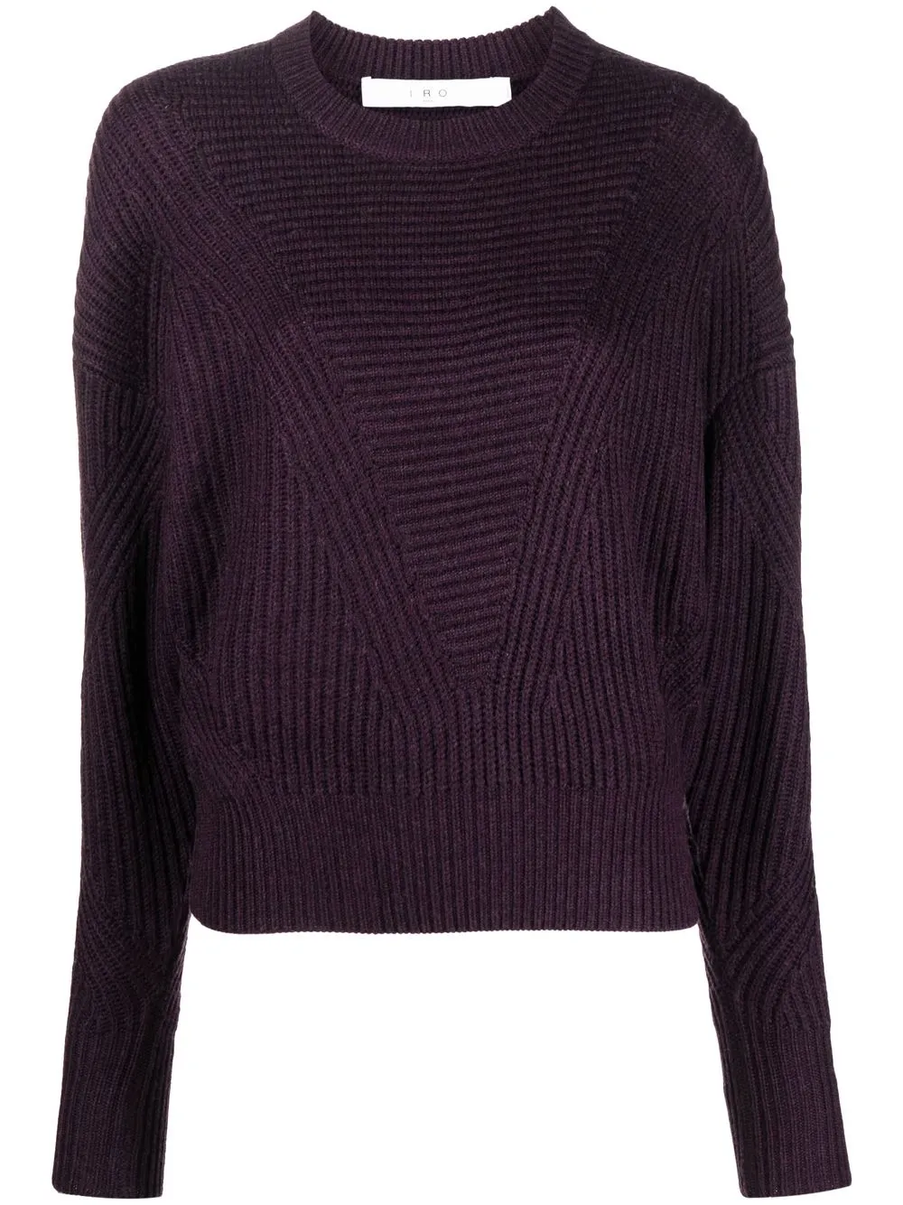 

IRO chunky-knit wool jumper - Purple