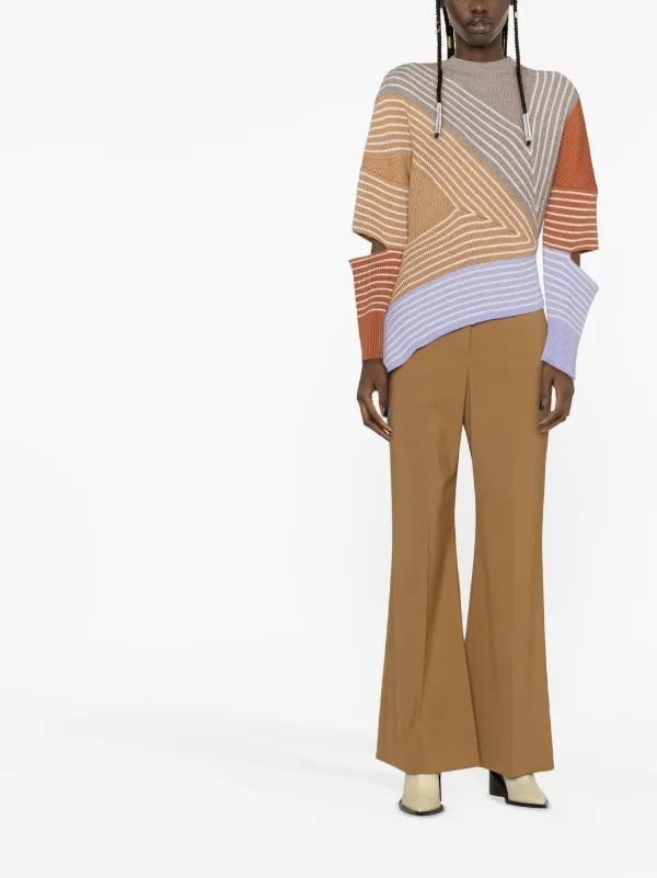 Stella McCartney Stella By Stella 3D Stripes Wool Sweater - Farfetch