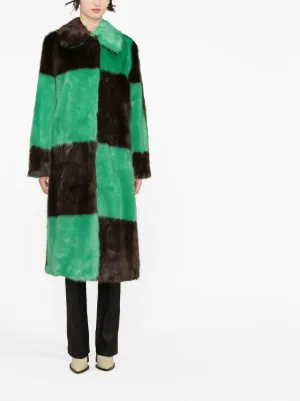 コート STAND STUDIO 61129 9020 51000 Coats Green Fur STAND STUDIO - Designer Coats for Women - Farfetch