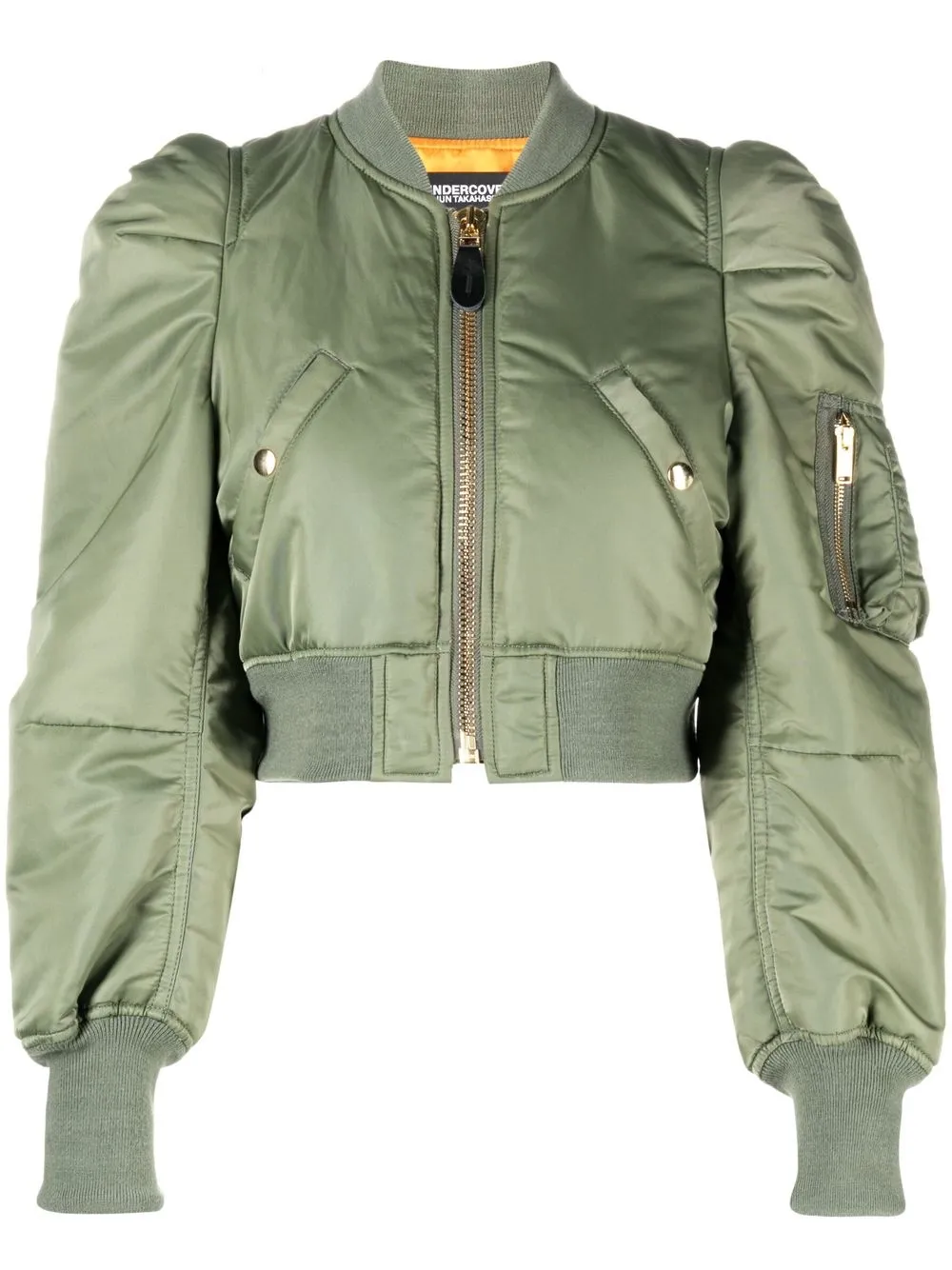 

Undercover Princess cropped bomber jacket - Green