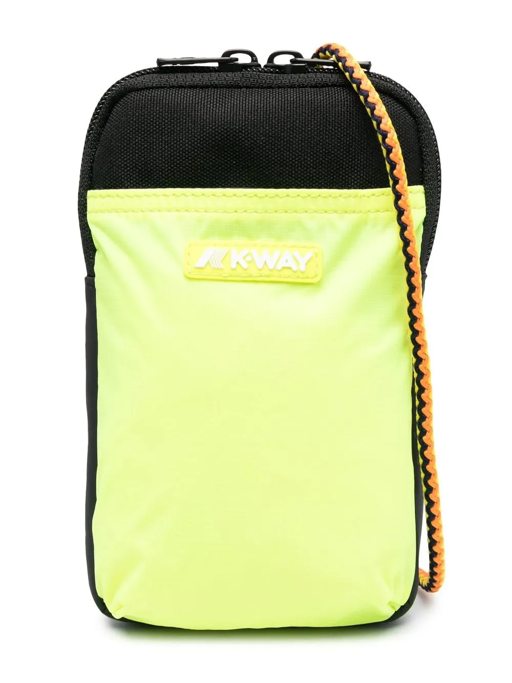 

K Way Kids bolsa con parche del logo - Amarillo