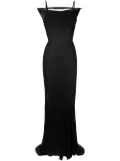 Jacquemus Pois mermaid gown - Black