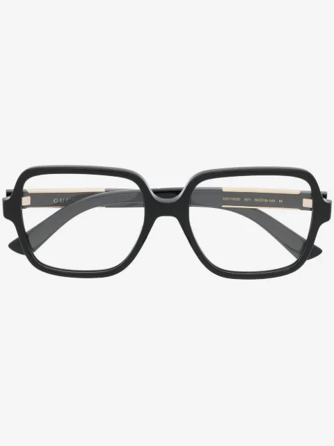 Gucci Eyewear lentes con armazón cuadrada
