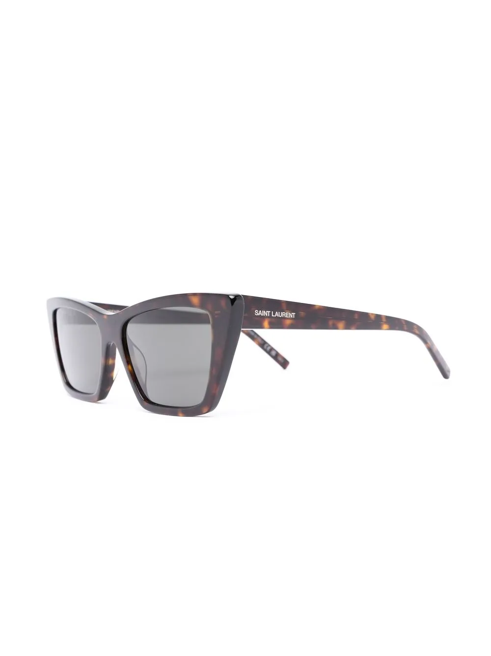 Saint Laurent Eyewear Mica Tortoise Shell Sunglasses Farfetch