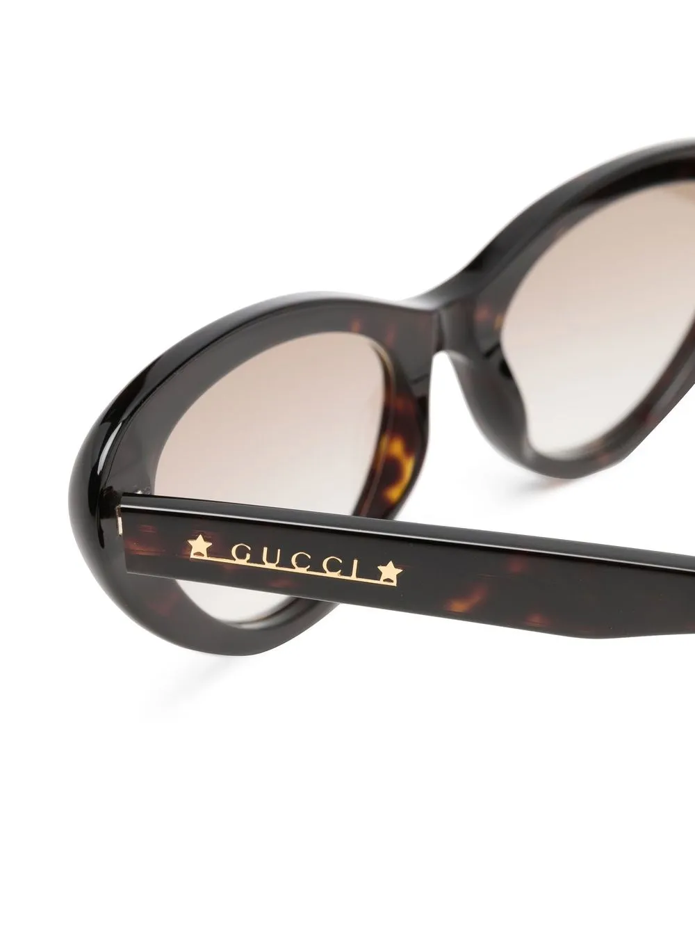 Gucci Eyewear Tortoiseshell Effect Cat Eye Sunglasses Brown Farfetch Uk 4717