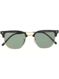 Ray-Ban contrasting-bridge detail sunglasses - Black
