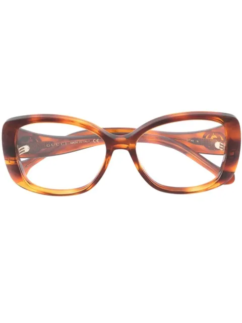 Gucci Eyewear GG1236O-002 HAVANA-HAVANA-TRANSPARENT