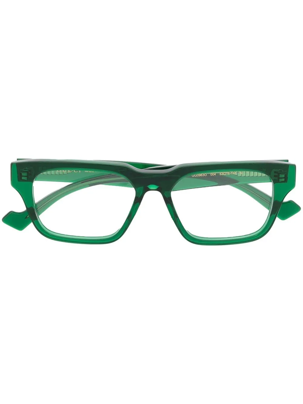 

Gucci Eyewear lentes con armazón cuadrada - Verde