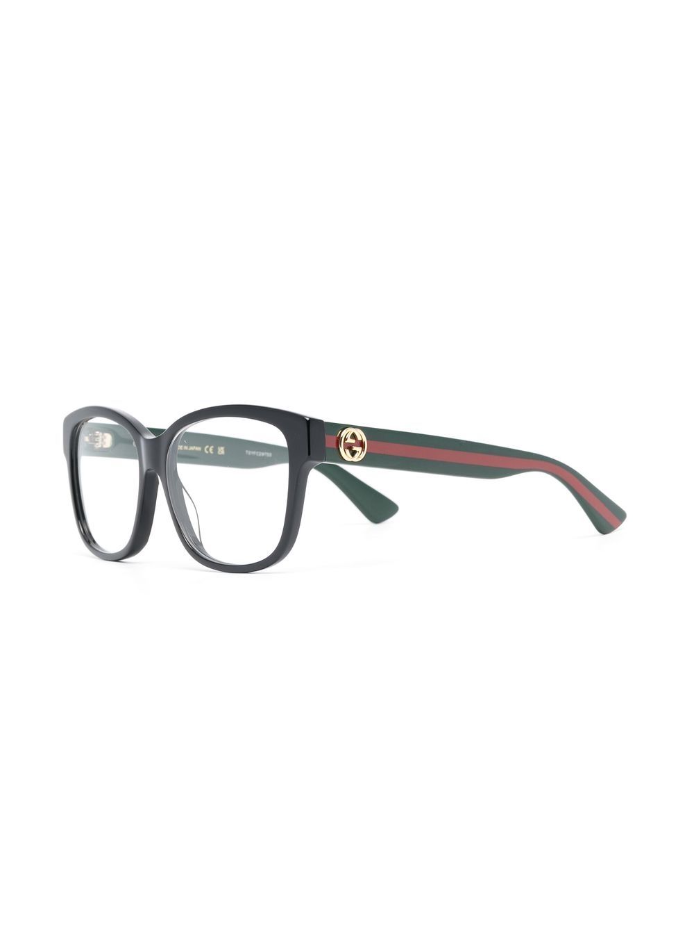 Gucci Eyewear Bril met vierkant montuur - Zwart