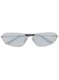 Balenciaga Eyewear oval-frame mirrored-lens sunglasses - Silver