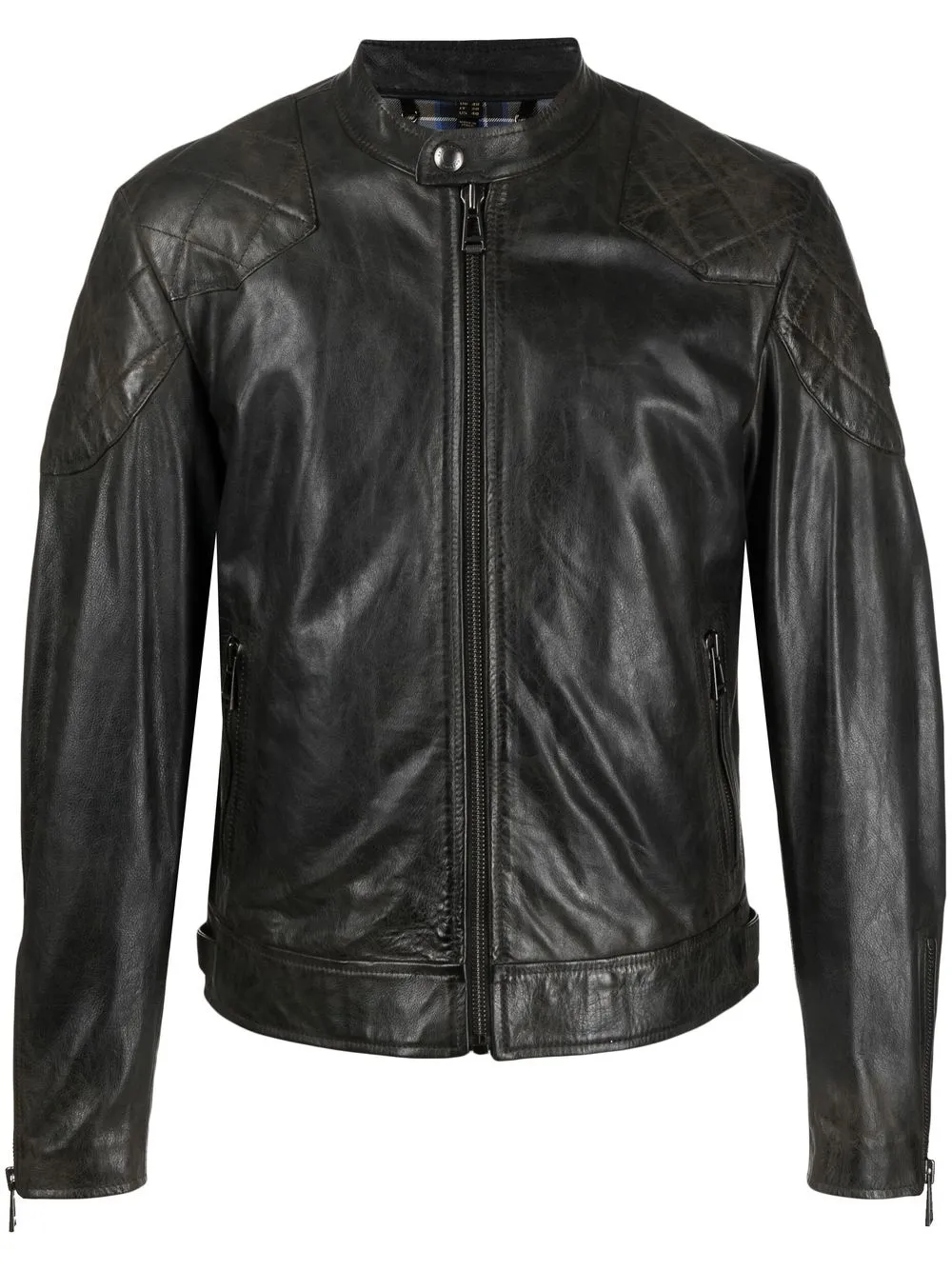 

Belstaff zip-up leather jacket - Black
