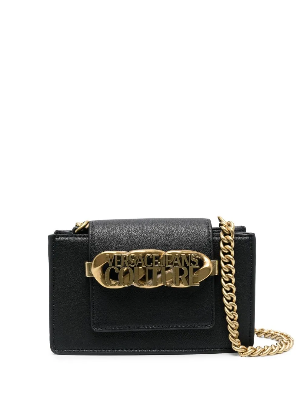 

Versace Jeans Couture logo-plaque crossbody bag - Black