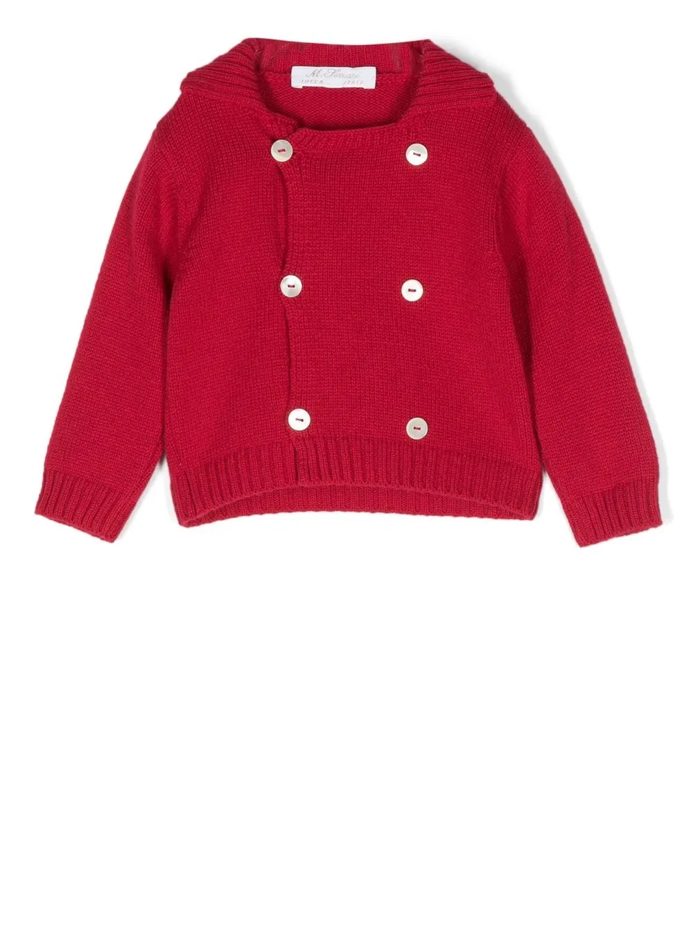 

Mariella Ferrari double-breasted knitted cardigan - Red