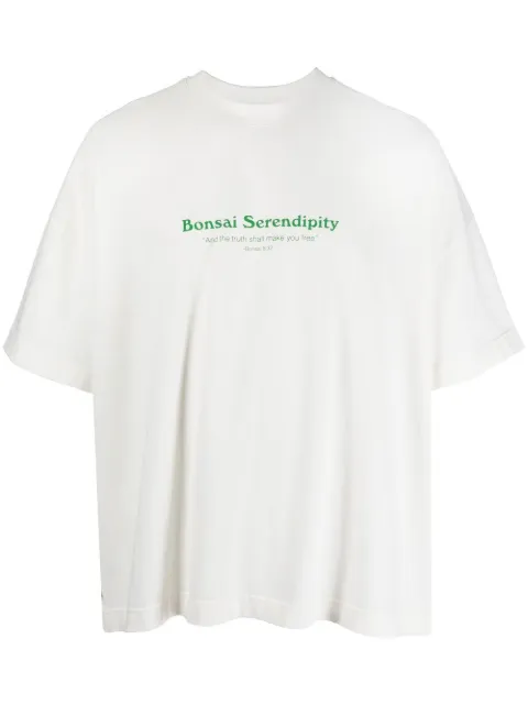 Bonsai logo print T-shirt