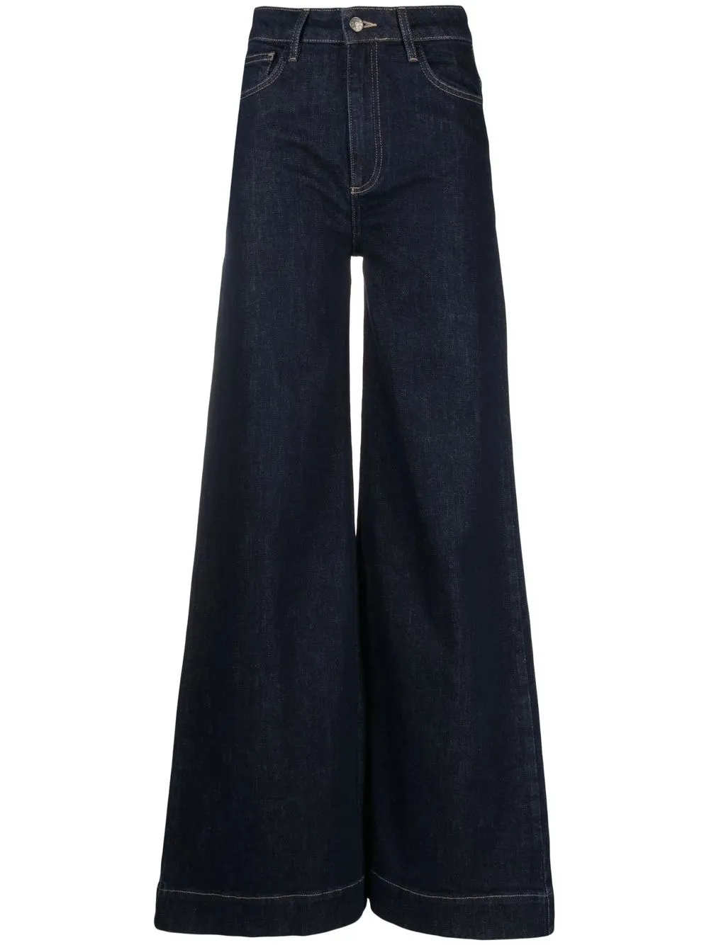 

Designers Remix high-rise wide-leg jeans - Blue