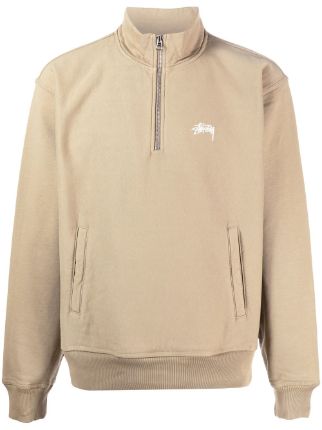 Stussy quarter discount zip fleece