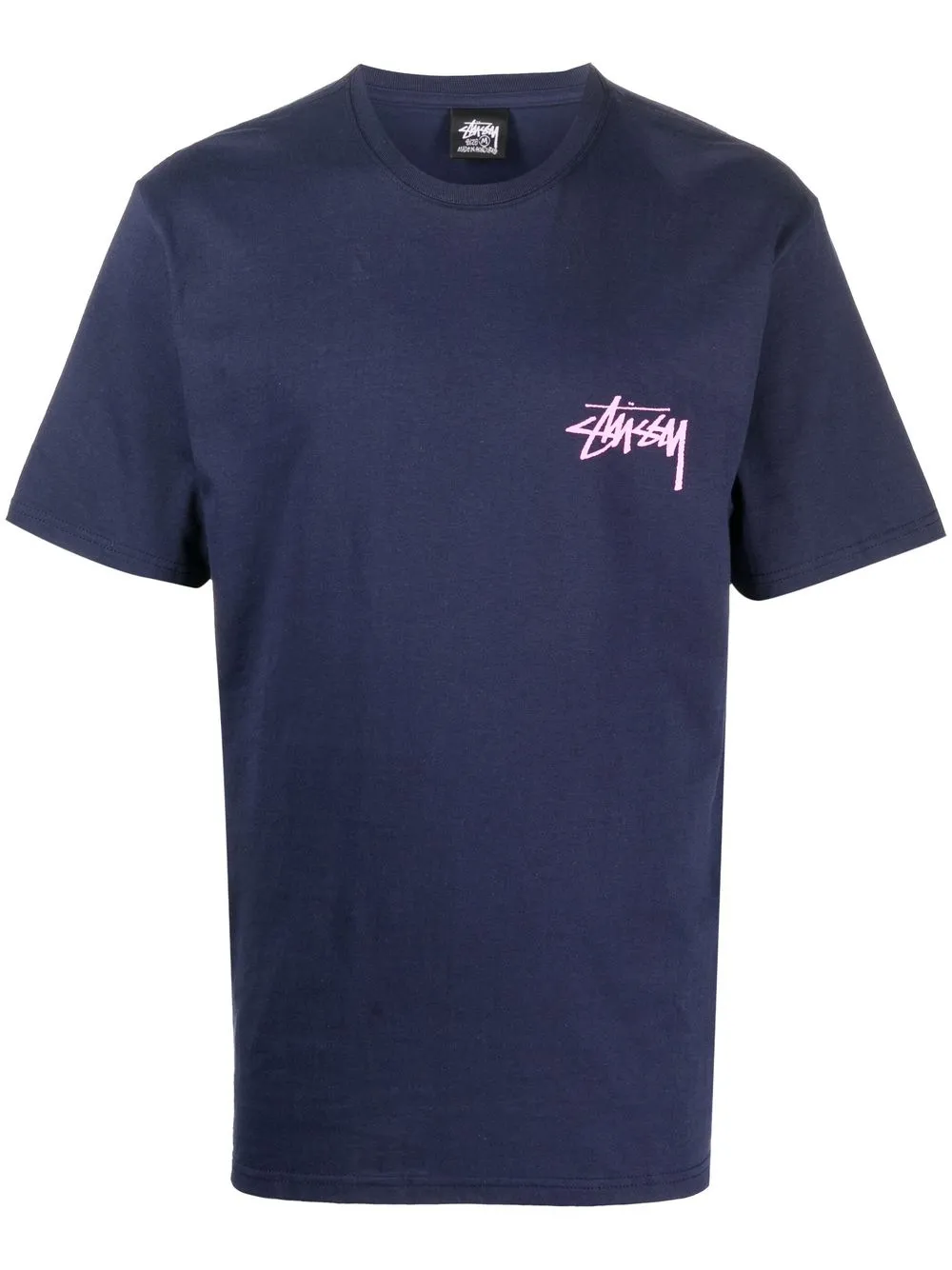 

Stüssy playera con logo estampado - Azul