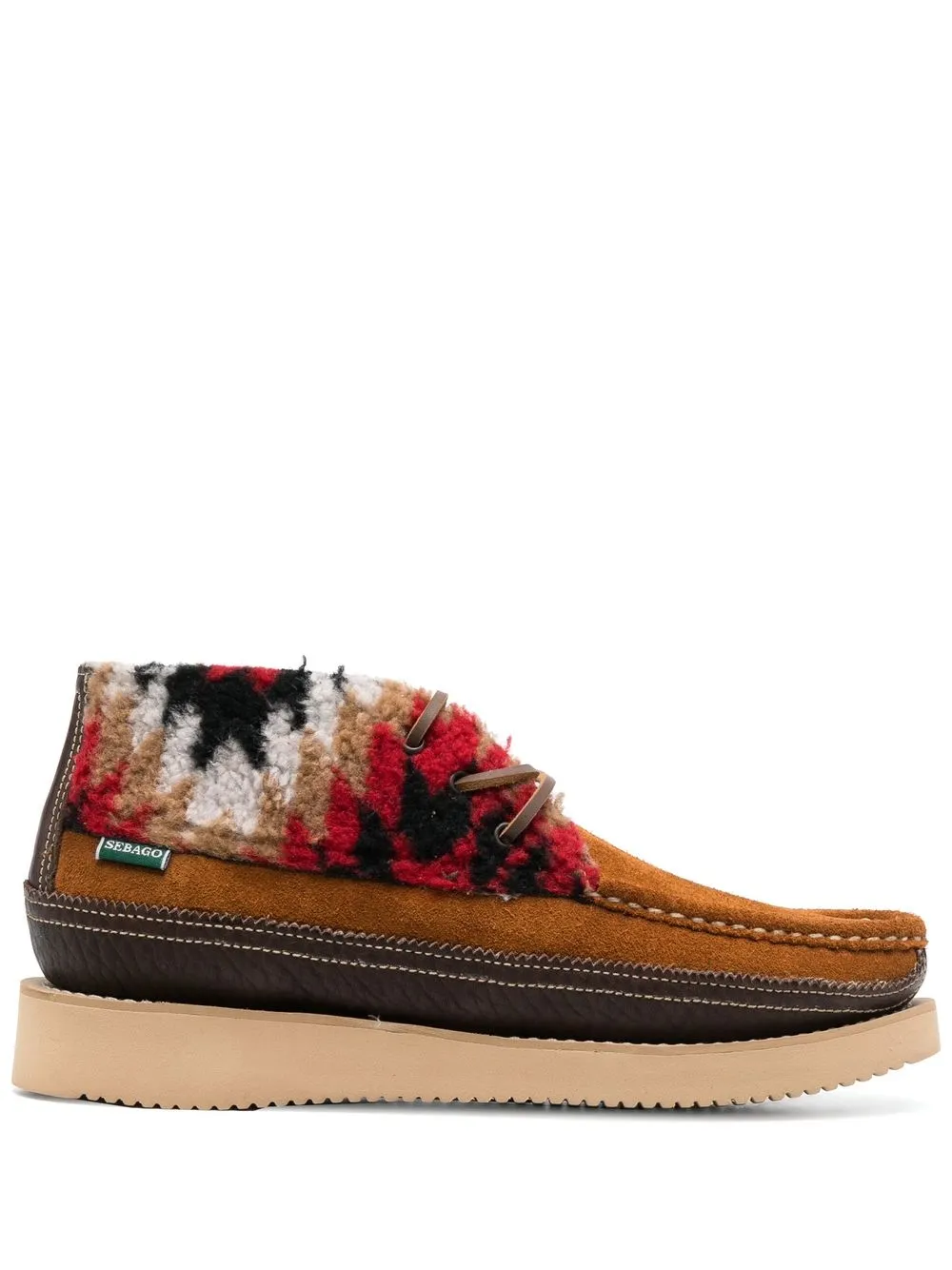 

Sebago Miwak Aztec suede ankle boots - Brown