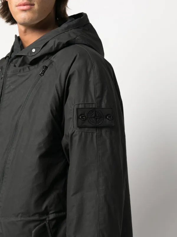 Stone Island Shadow Project zip-up Hooded Parka - Farfetch