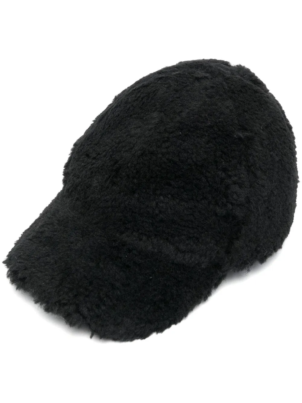 

STAND STUDIO faux-shearling baseball cap - Black
