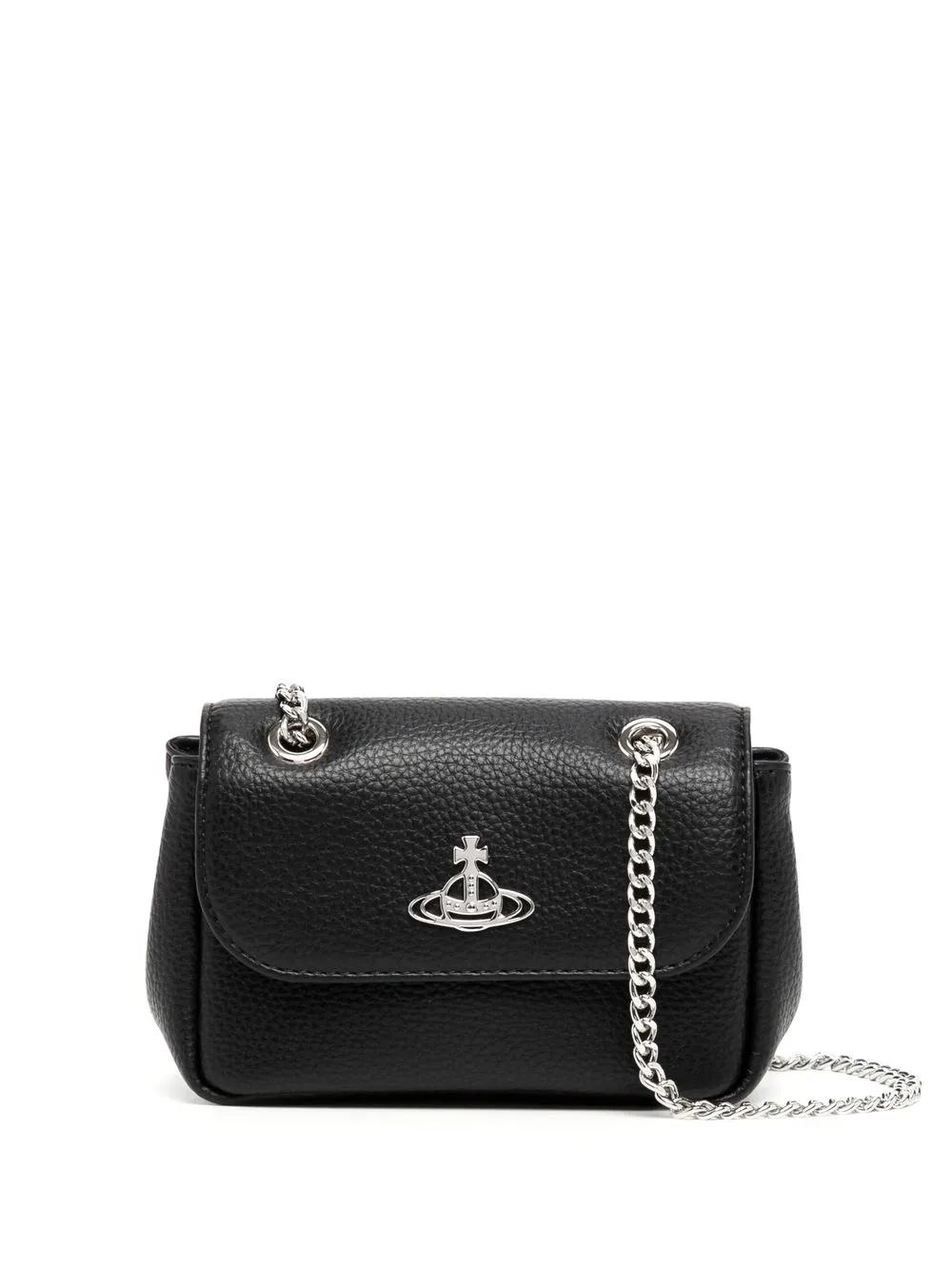 

Vivienne Westwood Orb-plaque shoulder bag - Black