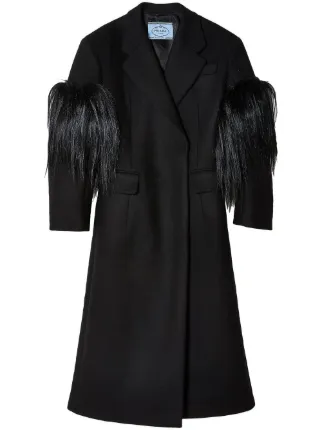 Prada faux 2025 fur coat