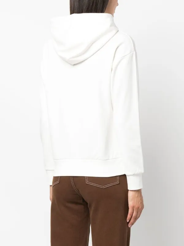 A.P.C. Christaina ロゴ パーカー | ホワイト | FARFETCH JP