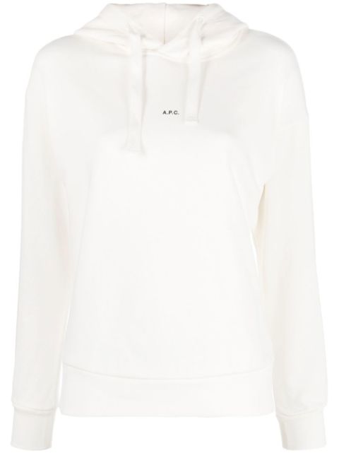 A.P.C. Christaina logo-print hoodie Women