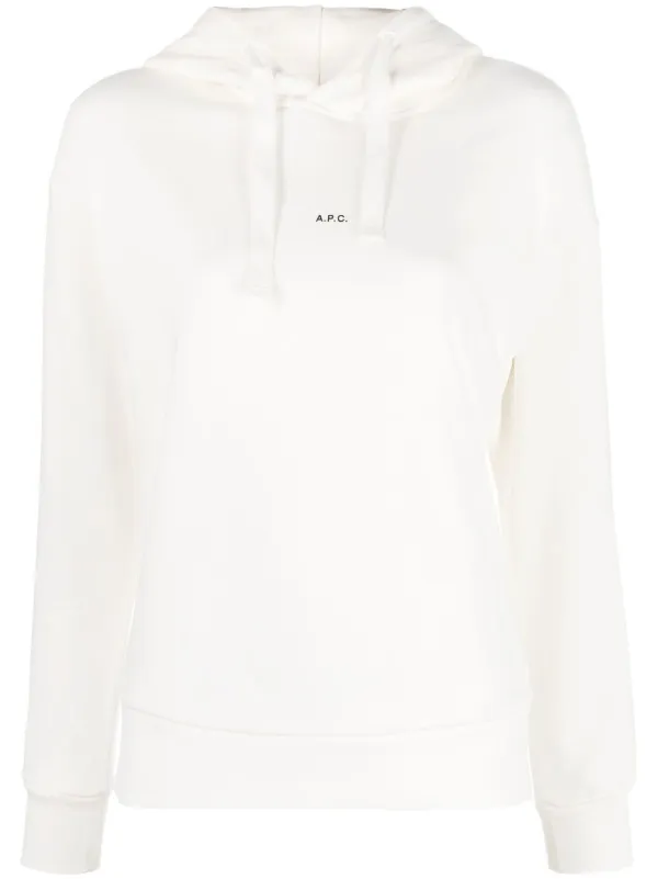 A.P.C. Christaina ロゴ パーカー | ホワイト | FARFETCH JP