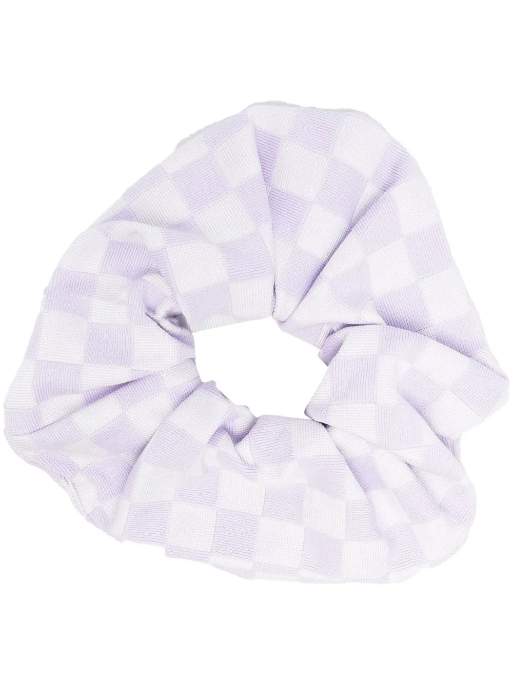 

Frankies Bikinis checkerboard pattern scrunchie - Purple