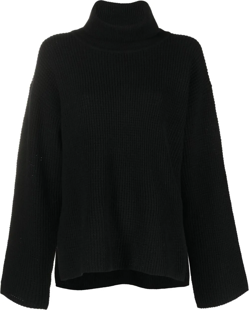 

Designers Remix waffle-knit roll-neck jumper - Black