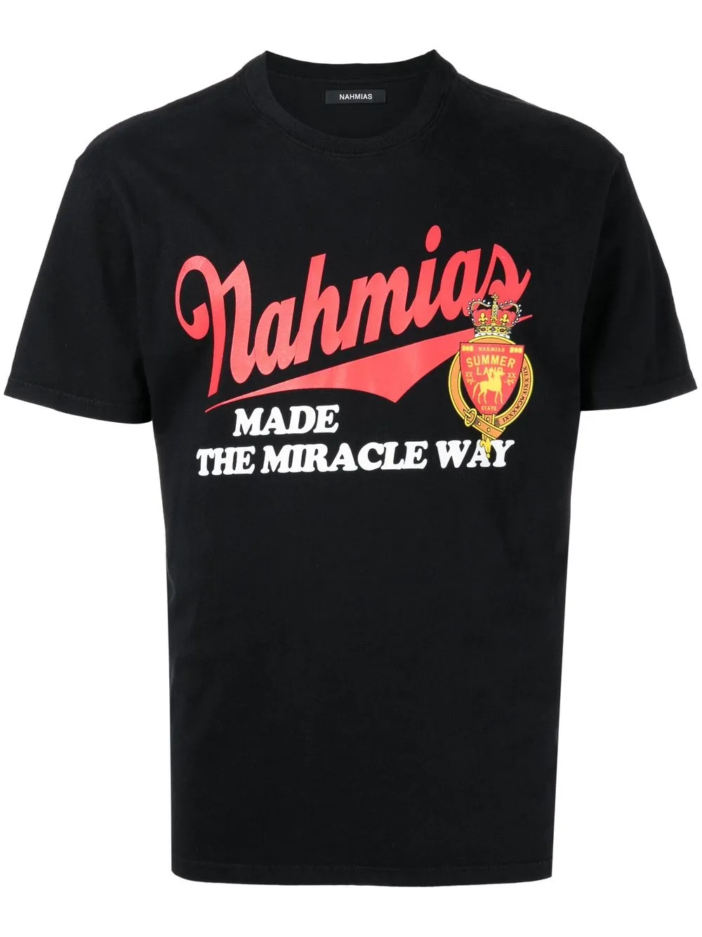 

Nahmias N Miracle Way cotton T-shirt - Black