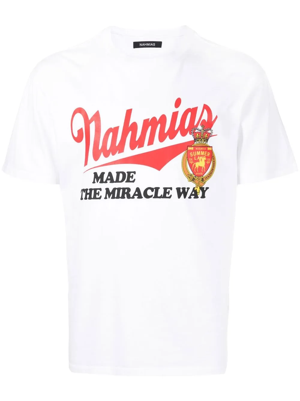 

Nahmias Miracle Way graphic-print T-shirt - White