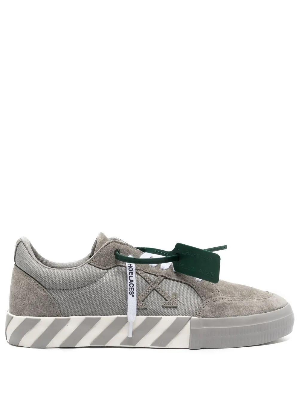 

Off-White Low Vulcanized lace-up sneakers - Grey