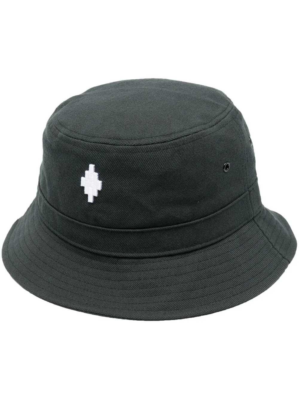

Marcelo Burlon County of Milan logo-patch bucket hat - Negro